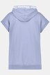 Sweat-Top, Kapuze, Knöpfe, Oversized, ärmellos