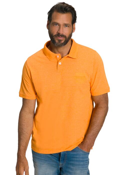 Polokošile, krátké rukávy, 3D výšivka, piké, do 8XL