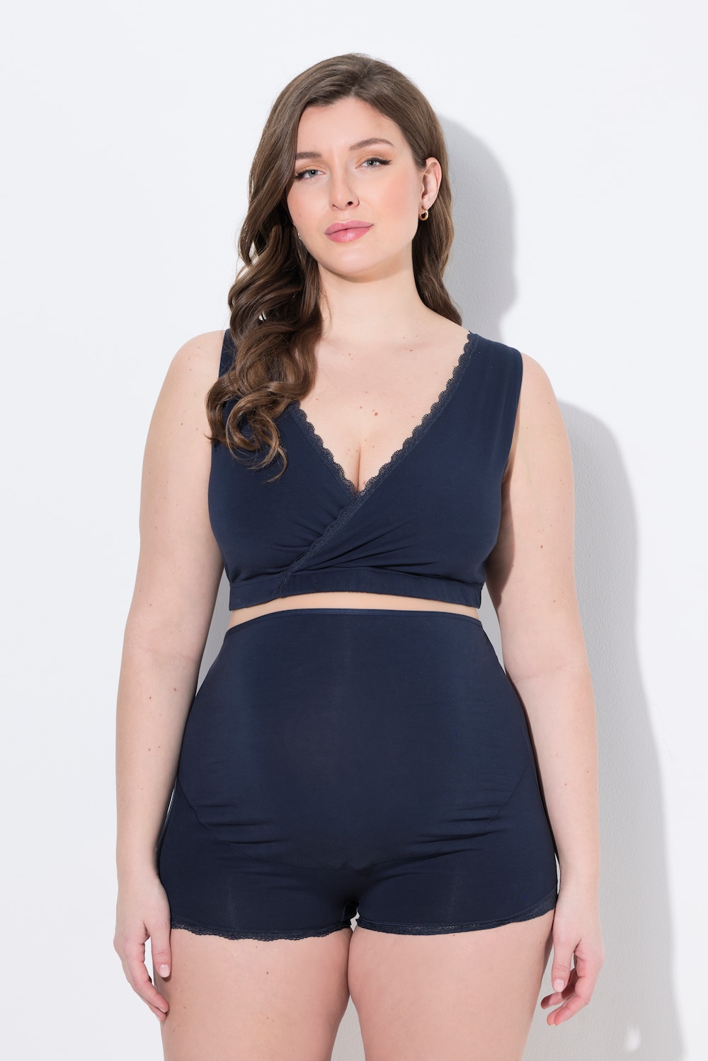 Große Größen Bellieva-Still-Bustier, Damen, blau, Größe: 62/64, Baumwolle, Ulla Popken