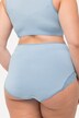 Figi taliowane Bellieva, wstawka zakrywająca brzuch, bawełna organiczna