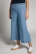 Jupe-culotte en Lyocell, aspect jean. Taille confortable. Coupe Marlene.