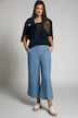 Jupe-culotte en Lyocell, aspect jean. Taille confortable. Coupe Marlene.