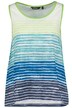 Top, pruhy, lemovka, A střih, kulatý výstřih, bez rukávů