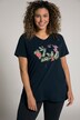 T-Shirt, Kolibri, A-Linie, V-Ausschnitt, Halbarm
