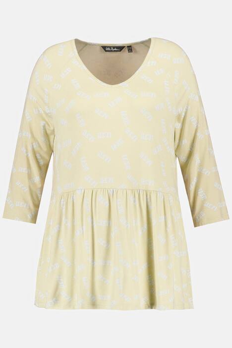 Shirt, HEY, A-Linie, Volant, V-Ausschnitt, 3/4-Arm