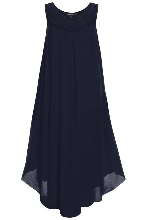 Plážové šaty, A střih, krajka, zaoblený lem