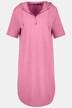 HOPE Zip Front Hooded Sweatshirt Dress