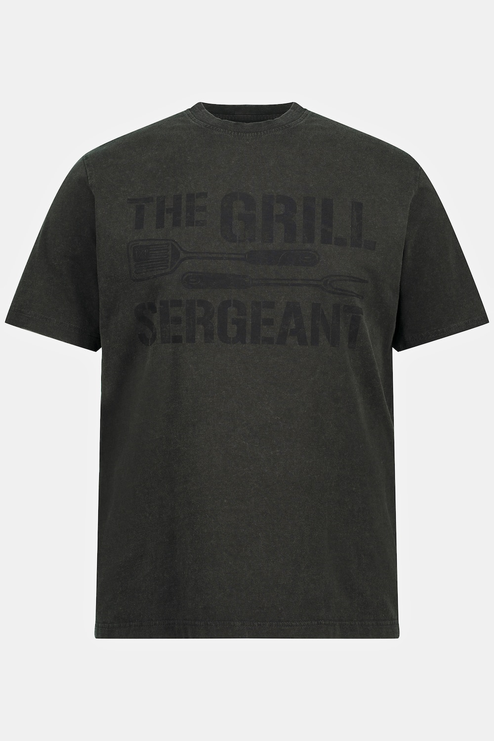 T-shirt, Grill Sergant, oil dyed, korte mouwen, t/m 8XL