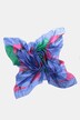 Foulard di seta in formato carré con stampa grafica