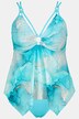 Tankini, Marmor, Zipfelsaum, Softcups