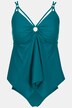 tankini, längre överdel, flikig nederkant, softcups