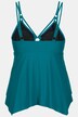 tankini, längre överdel, flikig nederkant, softcups