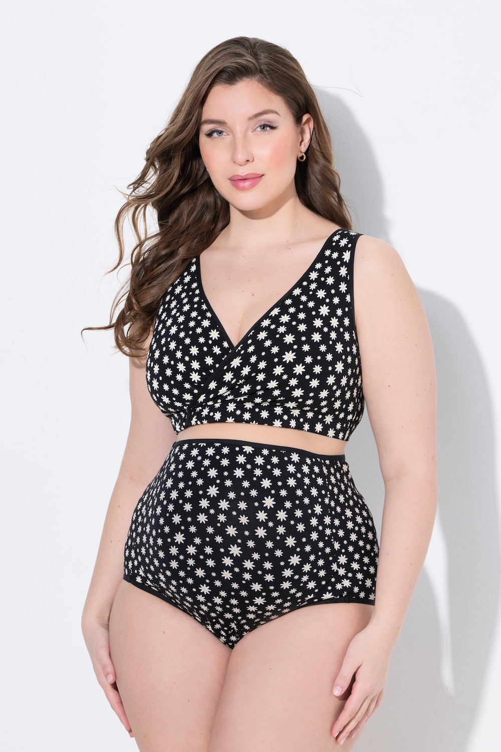 Große Größen Bellieva-Still-Bustier, Damen, schwarz, Größe: 46/48, Baumwolle, Ulla Popken