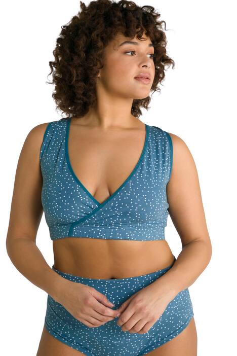 Bellieva kojící bustier, krajka, bezešvý, biobavlna