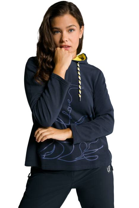 Mikina s kapucí, kotva, dlouhé rukávy