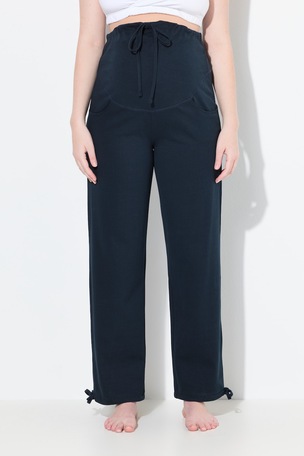 Große Größen Bellieva-Sweatpants, Damen, blau, Größe: 42/44, Baumwolle, Ulla Popken