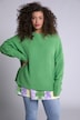 Pullover, oversized, Rundhals, Langarm, gerippt