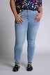 Skinny, High Waist, schmal, 5-Pocket Jeans, Fransensaum