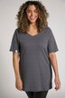 T-Shirt, Strukturringel, V-Ausschnitt, Raglan-Halbarm