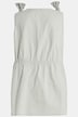 Bluse top, knuder, A-line, rund hals, ærmeløs
