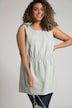 Bluse top, knuder, A-line, rund hals, ærmeløs