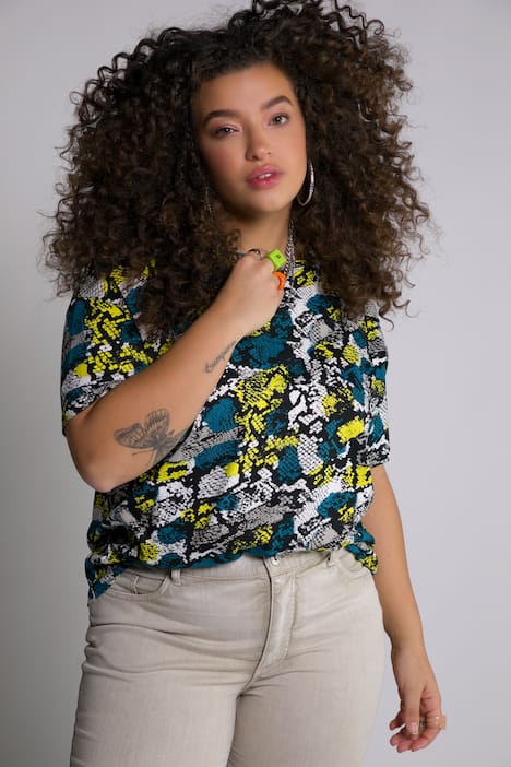 T-Shirts, 2er-Pack, oversized, Rundhals, Halbarm