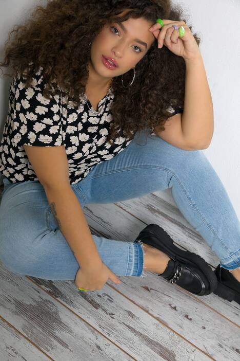 T-Shirts, 2er-Pack, oversized, Rundhals, Halbarm