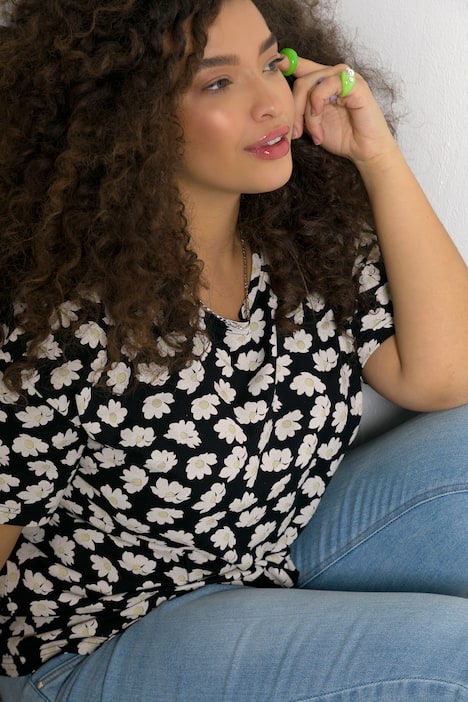 T-Shirts, 2er-Pack, oversized, Rundhals, Halbarm