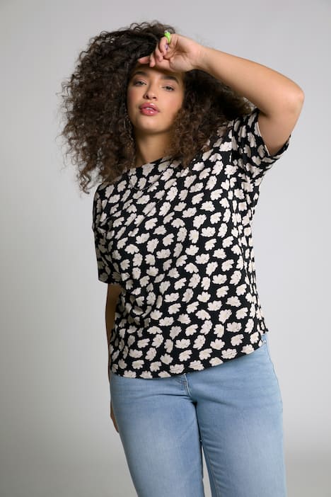 T-Shirts, 2er-Pack, oversized, Rundhals, Halbarm