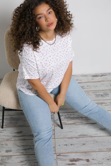 T-Shirts, 2er-Pack, oversized, Rundhals, Halbarm