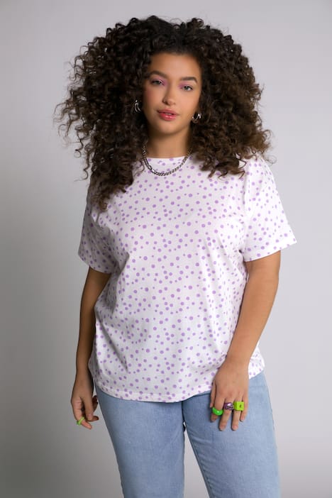 T-Shirts, 2er-Pack, oversized, Rundhals, Halbarm