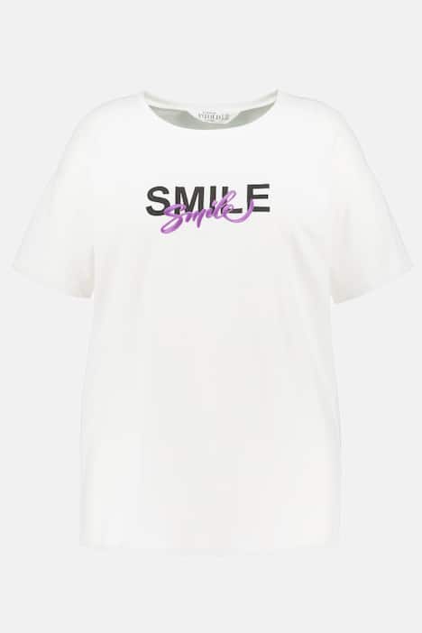 T-Shirt, oversized, Rundhals, Halbarm, Smile Statement