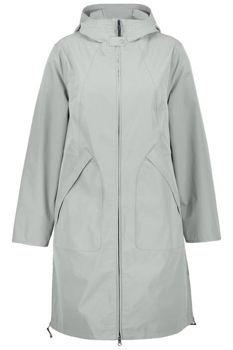 Funkční bunda, nepromokavá, kapuce, dvoucestný zip