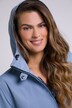 Funktionsjacke, wasserdicht, Kapuze, 2-Wege-Zipper
