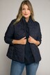 Quilted Zip Front Lightweight Jacket