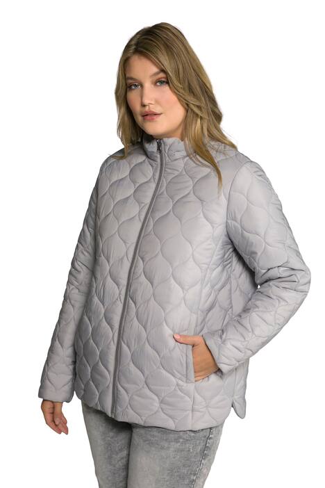 Prošívaná bunda, stojáček, postranní rozparky