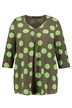 Tričko, puntíky, A střih, sklady, 3/4 rukávy