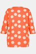 Shirt, Punkte, A-Linie, Fältchen, 3/4-Arm, Biobaumwolle