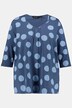 Shirt, Punkte, A-Linie, Fältchen, 3/4-Arm, Biobaumwolle