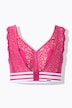 Bralette minimizer senza ferretto con pizzo