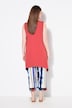 Eco Cotton Pointed Hem A-line Fit Knit Tank Tunic