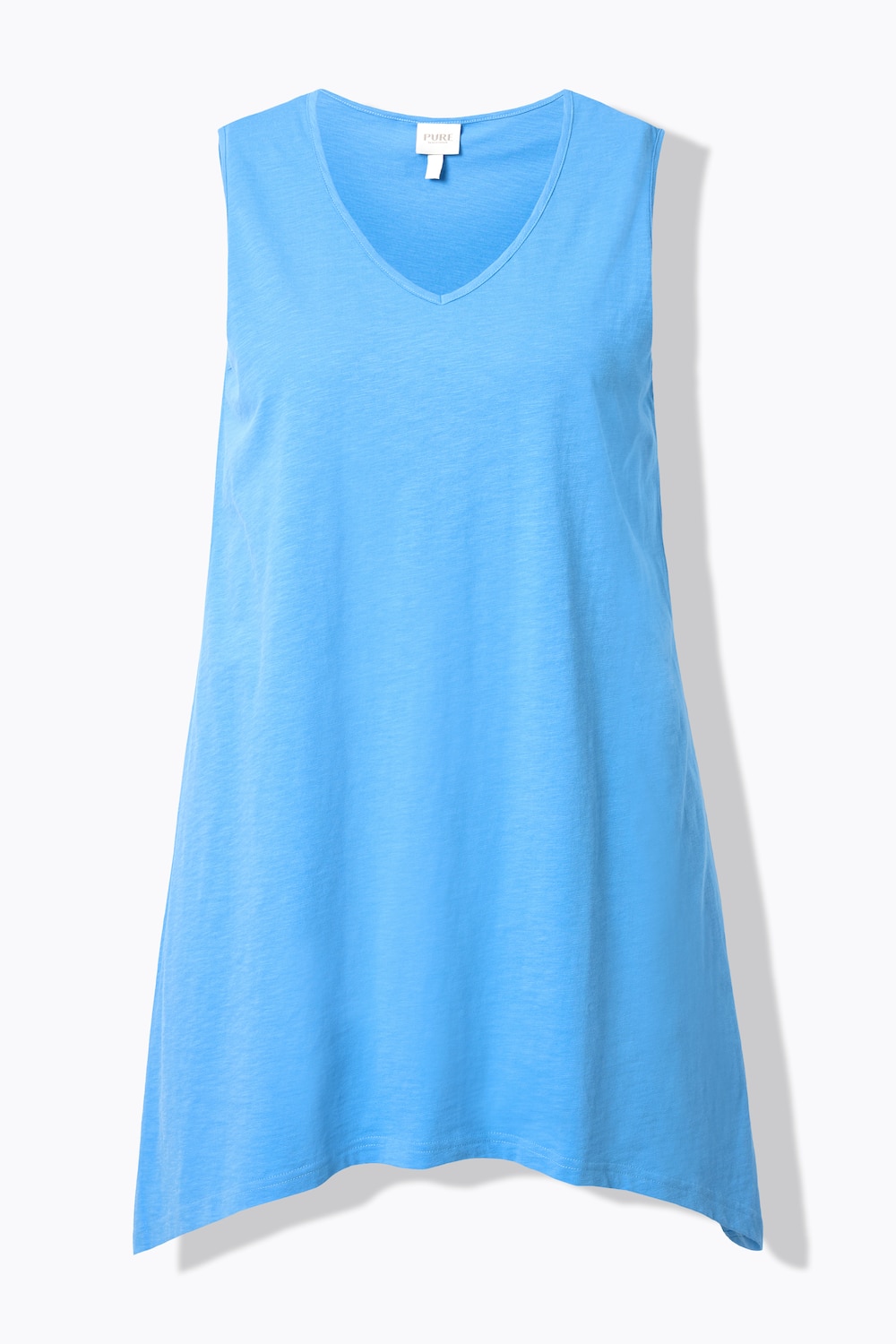 Große Größen Longtop, Damen, blau, Größe: 46/48, Baumwolle, Ulla Popken