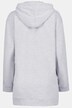 Longsweater, Kapuzenshirt, Langarm, Saum-Reißverschluss