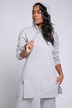 Longsweater, Kapuzenshirt, Langarm, Saum-Reißverschluss
