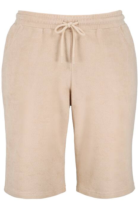 Šortky, úzké nohavice, elastický pas, měkké froté