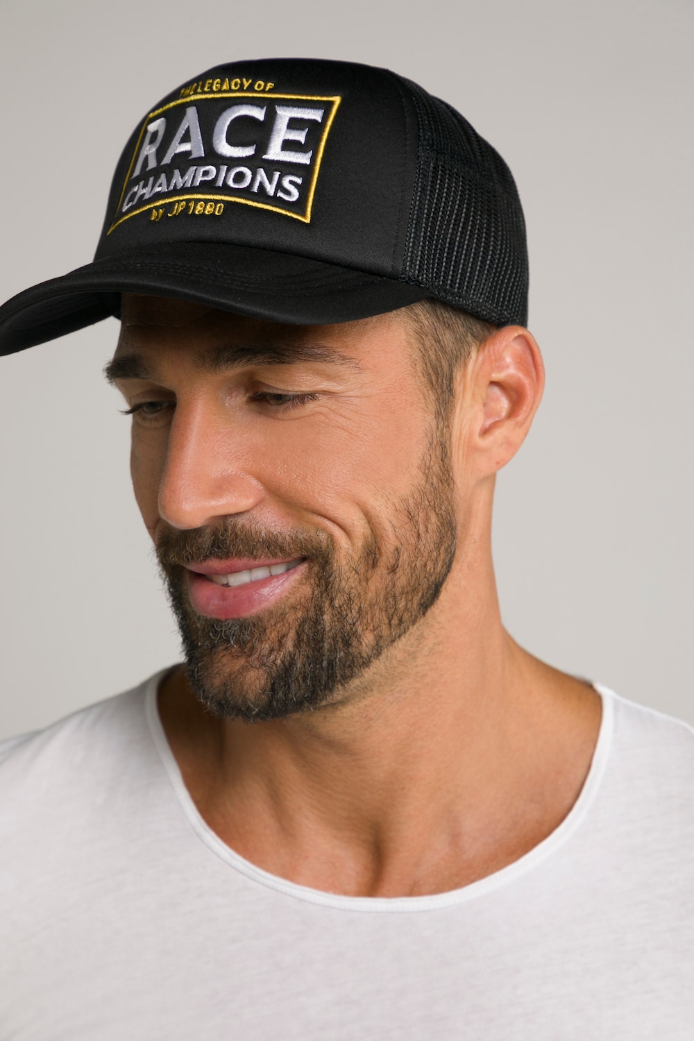 Grandes tailles casquette race champions, hommes, noir, taille: One Size, Polyester, JP1880