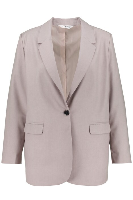 Blejzr, rovný střih, klopy, dlouhé rukávy