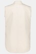 jeans gilet, overhemdkraag, franjes, mouwloos