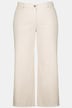 Eco Cotton Fringe Hem Stretch Denim Culottes