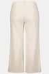 Eco Cotton Fringe Hem Stretch Denim Culottes